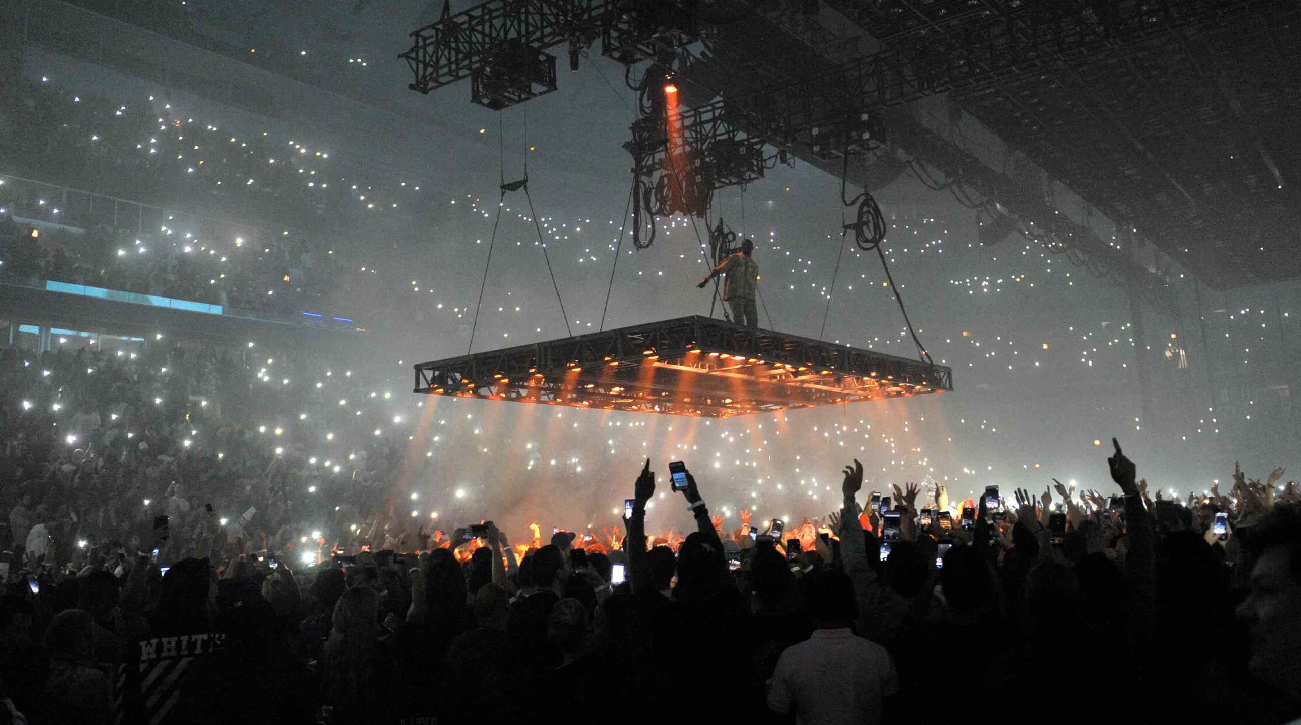 united center during concert